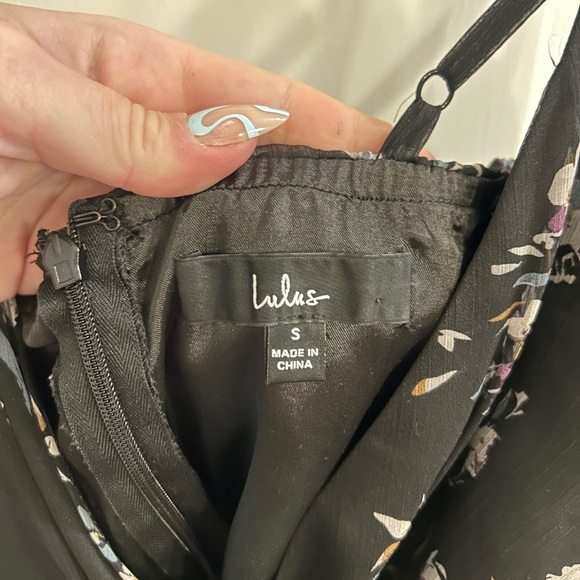 Lulus Made to Flaunt Black Floral Print Maxi Dress - Picture 6 of 6